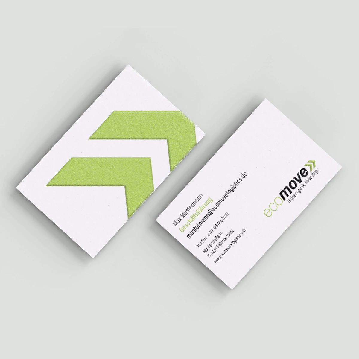 Corporate Design für das Speditionsunternehmen EcoMove