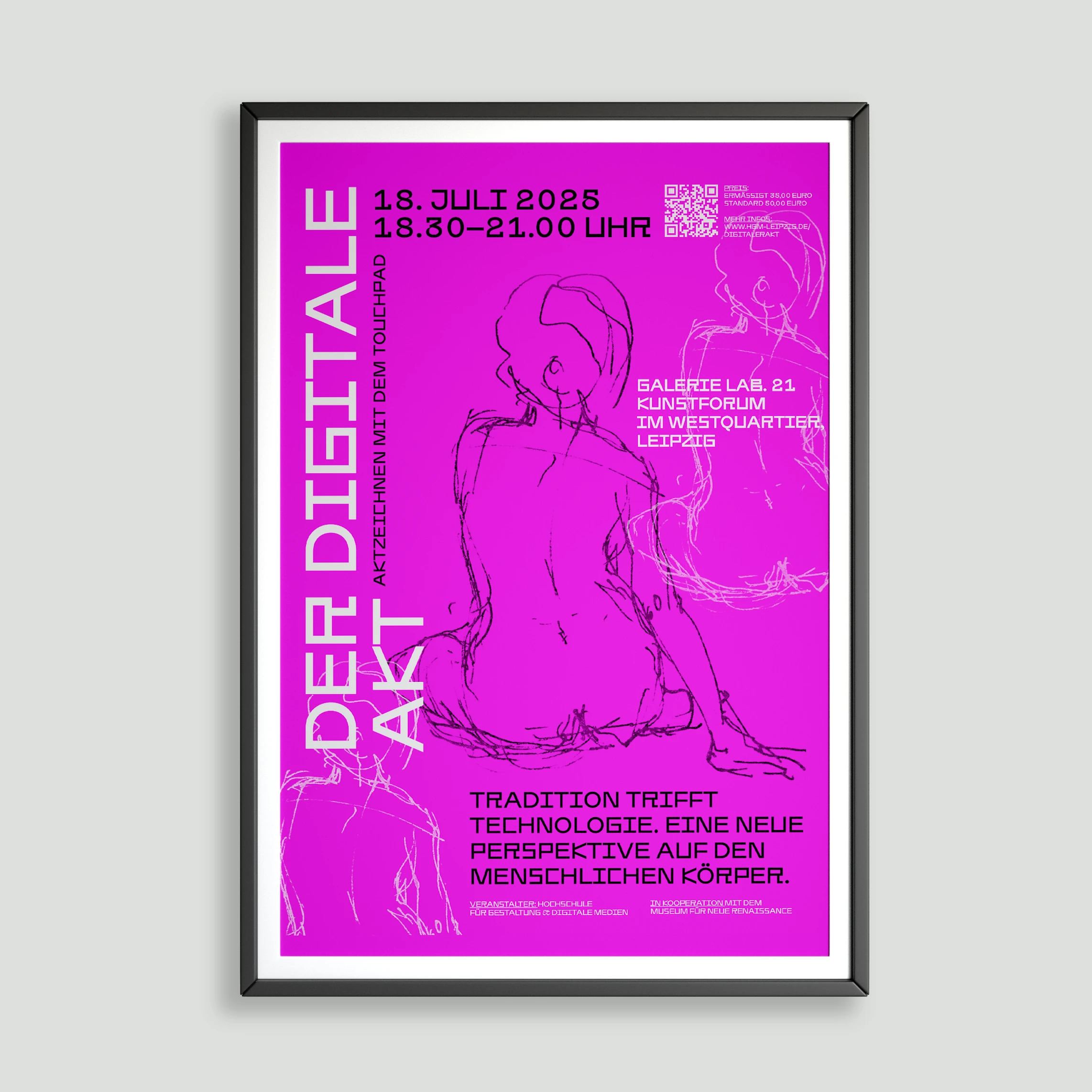 Eventplakat Digitaler Akt