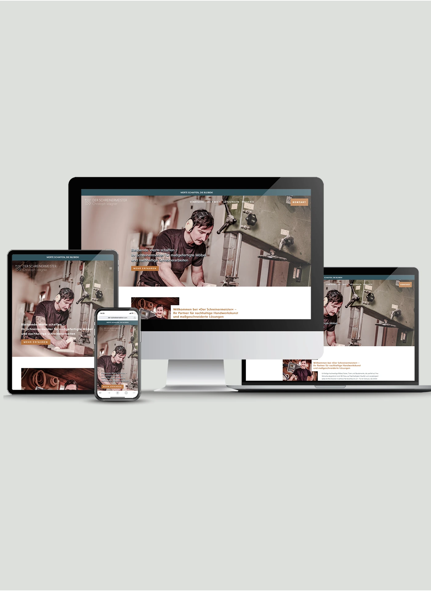 Webdesign für Der Schreinermeister